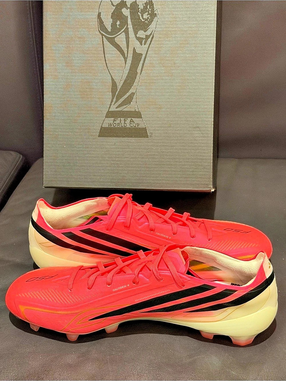 adidas F50 HYPERFAST PRO FG Soccer Cleats Pink US 81⁄2 / US 91⁄2